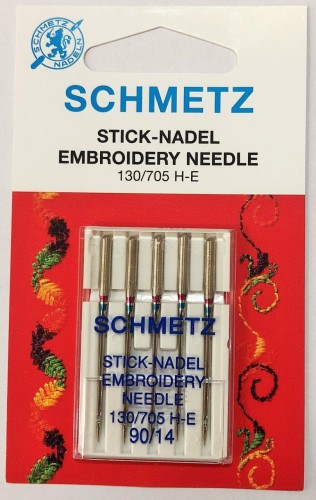 AGULHA SCHMETZ 130/705 H-E - BORDADO 90/14