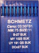 AGULHA SCHMETZ PARA OVERLOCK INDUSTRIAL 11